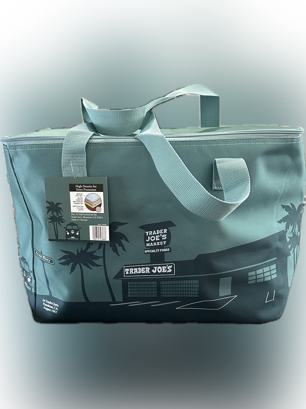 Trader Joe’s Reusable Tote Bag in Teal